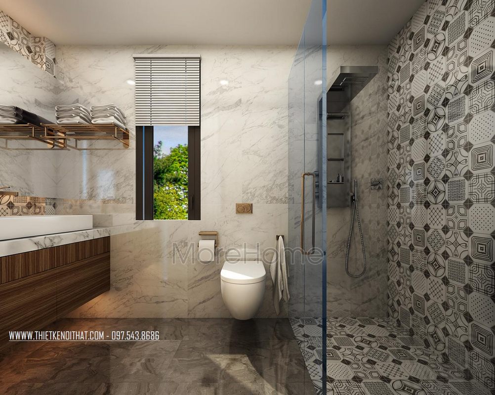 Thiết kế nội thất biệt thự Vinhomes Riverside Long Biên Hà Nội